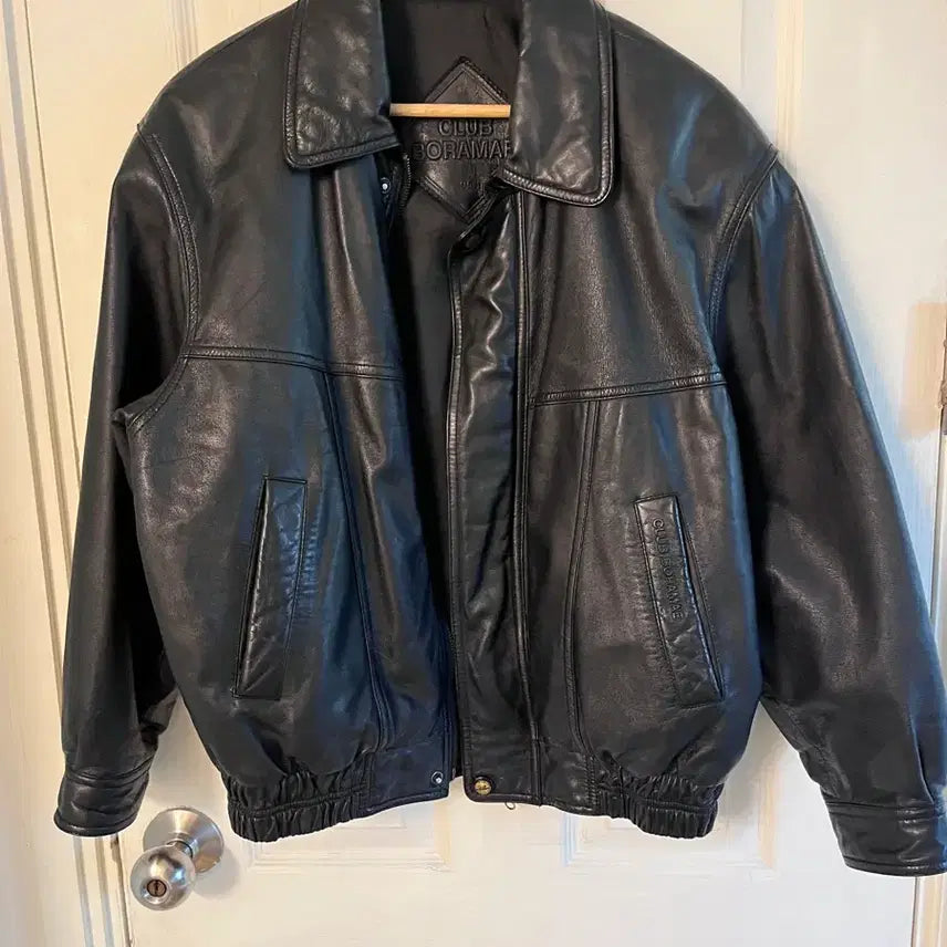 [BUNJANG] Club Monaco Leather Jacket (95) / 리얼가죽자켓 클럽모나코 95 사이즈 남성제품
