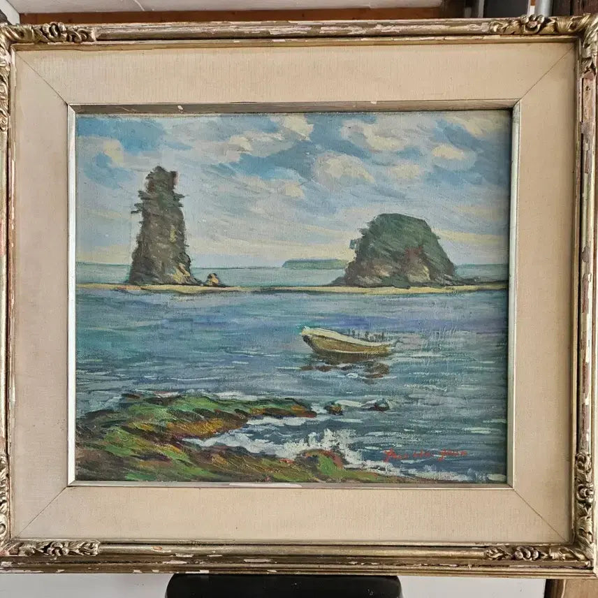 [SOLD OUT] 1세대 서양화가  .선전출품  윤후근 화백 실경그림