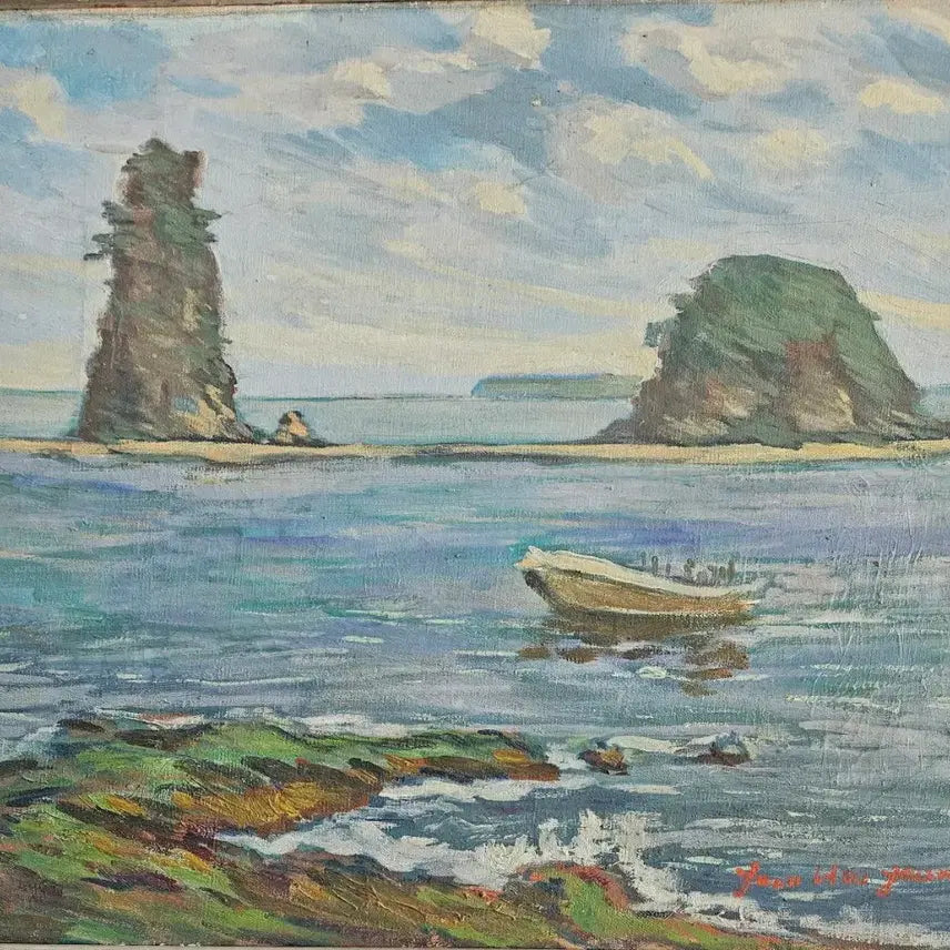 [SOLD OUT] 1세대 서양화가  .선전출품  윤후근 화백 실경그림