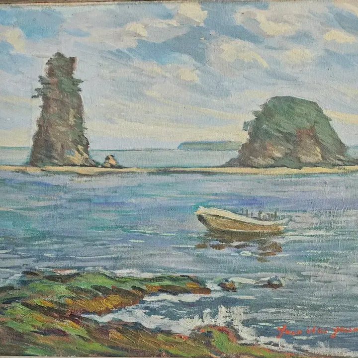 [SOLD OUT] 1세대 서양화가  .선전출품  윤후근 화백 실경그림