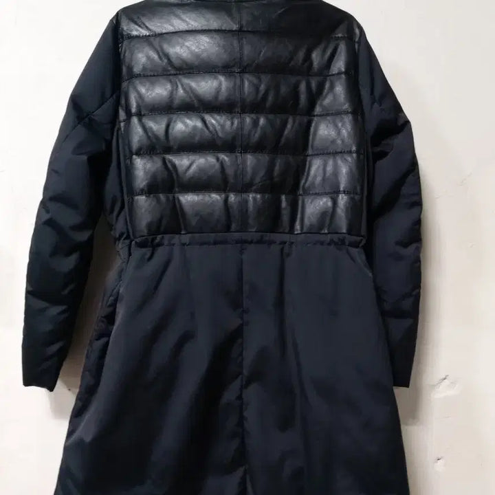 [BUNJANG] TORSO Quilted Lambskin Goose Down Long Jacket / TORSO 퀄팅 양가죽 거위솜털 롱 자켓