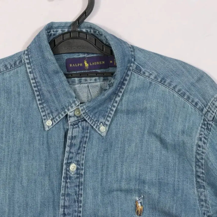 [BUNJANG] Polo Ralph Lauren Denim Shirt / 폴로 데님셔츠 국내 매장판