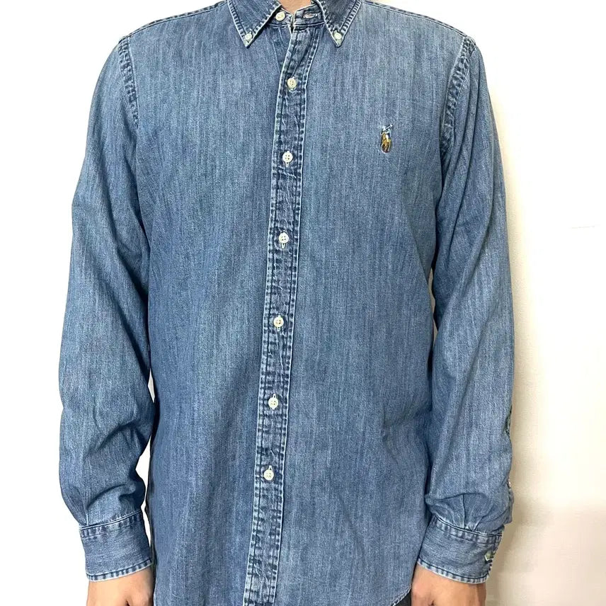 [BUNJANG] Polo Ralph Lauren Denim Shirt / 폴로 데님셔츠 국내 매장판