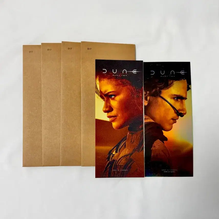 [BUNJANG] Dune Part 1 &amp; 2 CGV TTT / 듄 파트2 CGV TTT 젠다이아 티모시 DUNE 씨지비