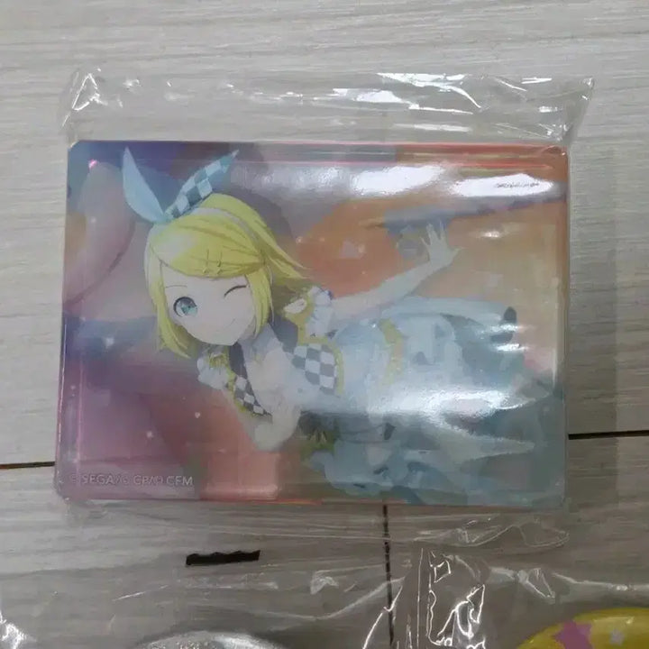[BUNJANG] Vocaloid Kagamine Rin Noble Art Acrylic Badge Bundle Set / (3개 일괄) 보컬로이드 카가미네 린 프세카 노블아트 아크릴 뱃지