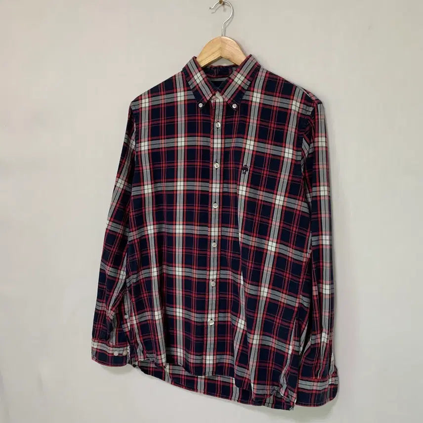 [BUNJANG] Brooks Brothers Checkered Shirt Unisex / 브룩스브라더스 체크 셔츠 남방 M 00s 빈티지 남녀공용