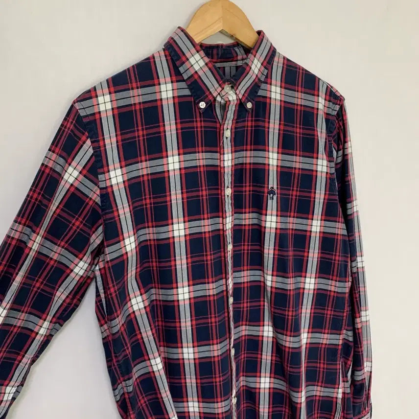 [BUNJANG] Brooks Brothers Checkered Shirt Unisex / 브룩스브라더스 체크 셔츠 남방 M 00s 빈티지 남녀공용