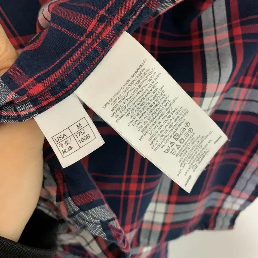 [BUNJANG] Brooks Brothers Checkered Shirt Unisex / 브룩스브라더스 체크 셔츠 남방 M 00s 빈티지 남녀공용