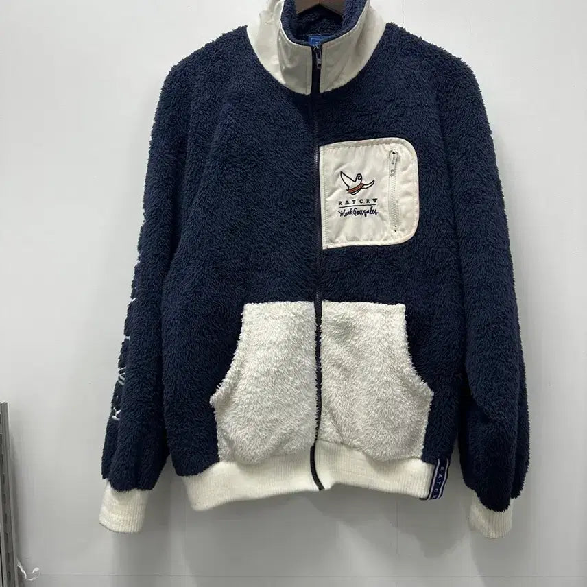 [BUNJANG] Romantic Crown x Mark Gonzales Collaboration Fleece Jacket / <만원빈티지> 최저가 보장!! 로멘틱 크라운 마크 곤잘레스 콜라보 양털
