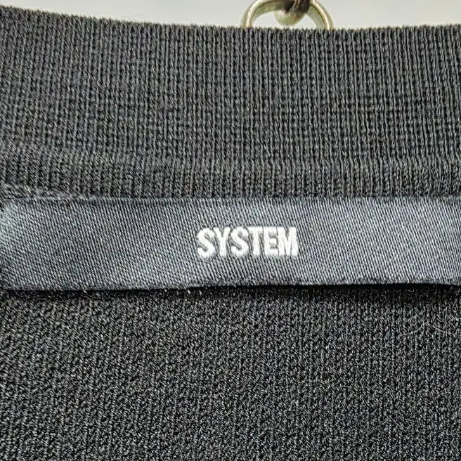[SOLD OUT] 시스템옴므 남성 반팔니트 105 언발란스 스트라이프 니트반팔 MM52