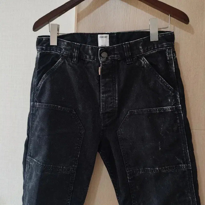 [BUNJANG] Covert Workwear Black Denim 30 / COVERT 커버트 워크웨어 블랙 데님 30