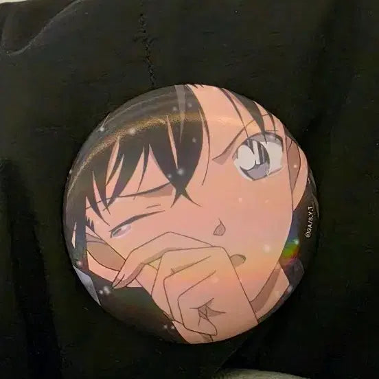 [BUNJANG] Detective Conan Ran Mouri Can Badge / 명탐정코난 벚꽃 팝업 미란이 캔뱃지