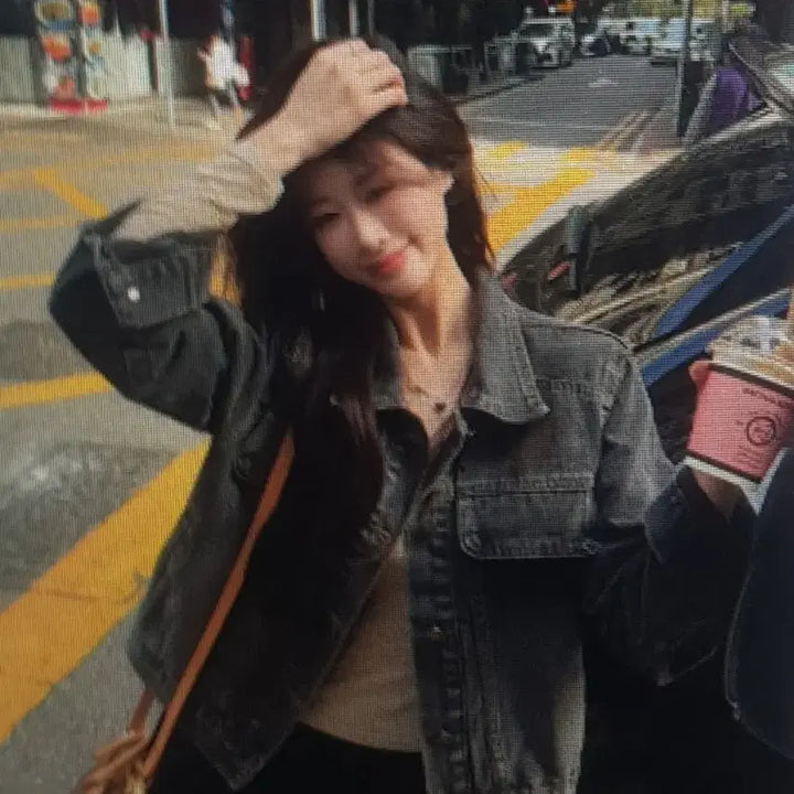 [BUNJANG] Retro Dark Gray Denim Jacket / (해외배송)레트로 다크그레이 데님 자켓