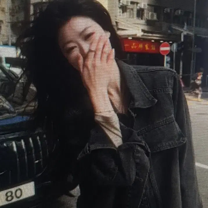 [BUNJANG] Retro Dark Gray Denim Jacket / (해외배송)레트로 다크그레이 데님 자켓