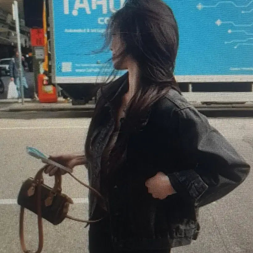 [BUNJANG] Retro Dark Gray Denim Jacket / (해외배송)레트로 다크그레이 데님 자켓