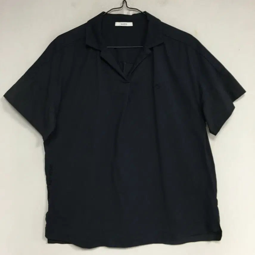 [SOLD OUT] 23 헤지스 레이디스 헨리넥 반팔 블라우스 90