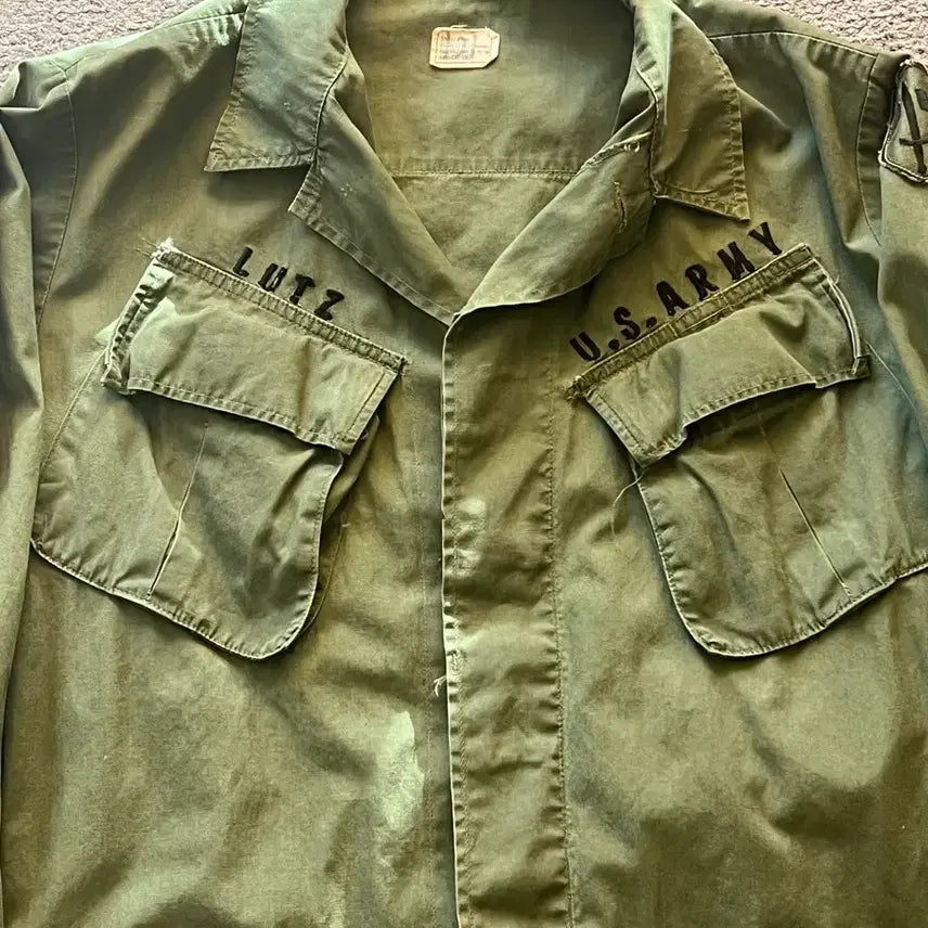 [BUNJANG] 1969 Vietnam War Jungle Fatigue Jacket / 1969 Vietnam War 정글 퍼티그 Jacket