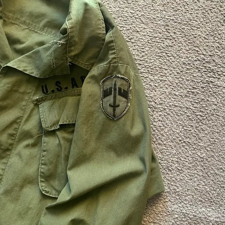 [BUNJANG] 1969 Vietnam War Jungle Fatigue Jacket / 1969 Vietnam War 정글 퍼티그 Jacket
