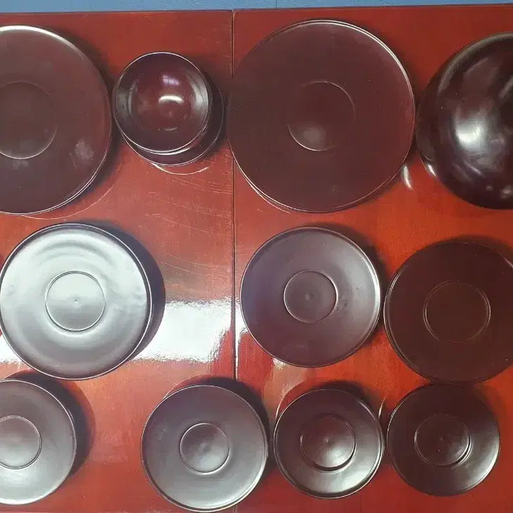 [BUNJANG] Namwon Crafts Noh Dong-sik Wooden Lacquerware Portable Set / 남원공예에서 제작된 무형문화재 노 동식 목기장 옻칠 제기 휴대용세트