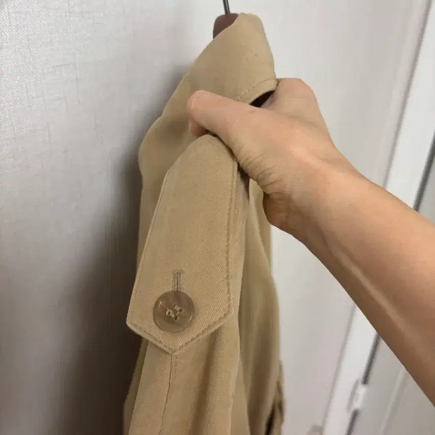 [BUNJANG] Acne Studios Beige Trench Coat / 정품 아크네 스튜디오 베이지색 여상 트렌치 코트 롱코트