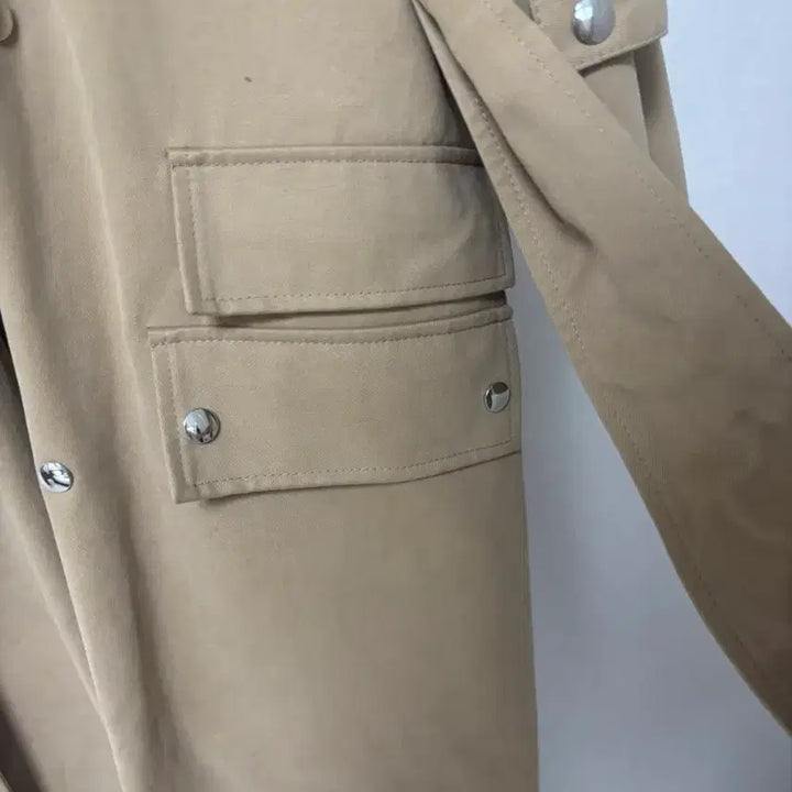 [BUNJANG] Acne Studios Beige Trench Coat / 정품 아크네 스튜디오 베이지색 여상 트렌치 코트 롱코트