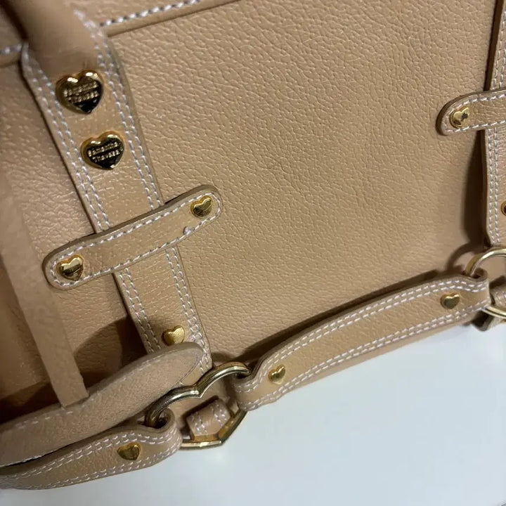 [BUNJANG] Samantha Thavasa Beige Heart Embellished Bag / 사만다타바사 y2k 오네갸루 히메카지 하트 장식 가방