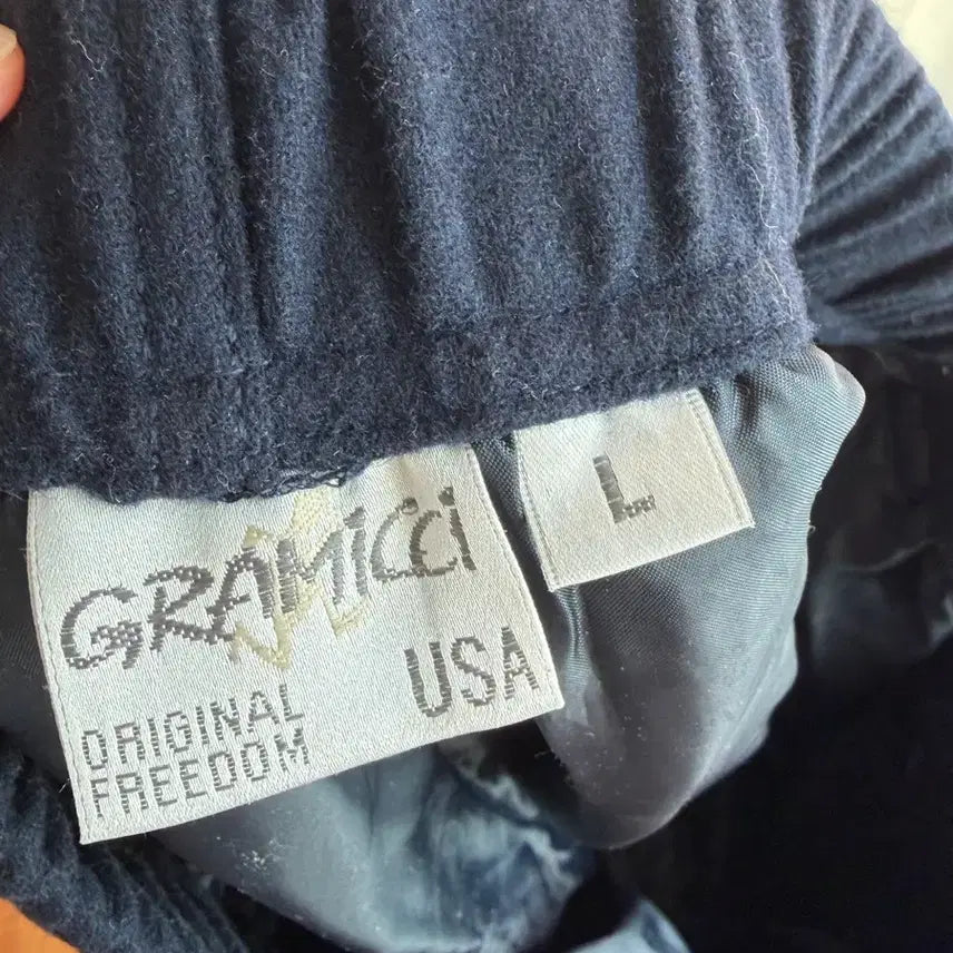 [BUNJANG] Gramicci Wool Blend Navy Pants (Size L) / 그라미치 울 블렌드 네이비 팬츠 (L 사이즈)