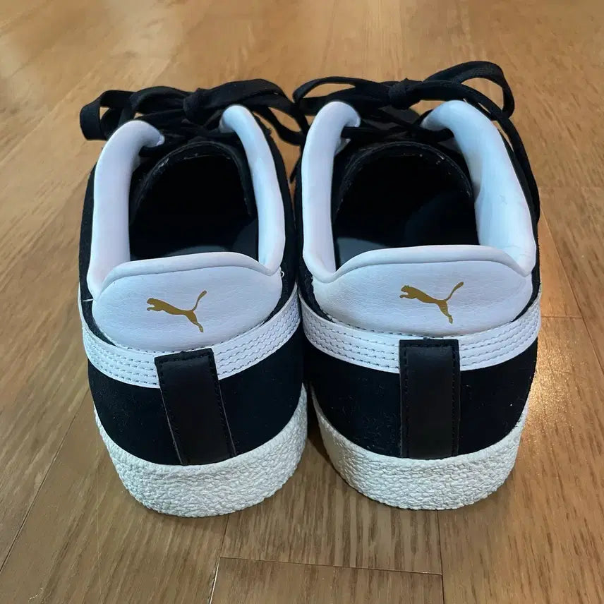 [BUNJANG] Puma Club Suede Black Sneakers 275 / 퓨마 클럽 스웨이드 블랙 스니커즈 275