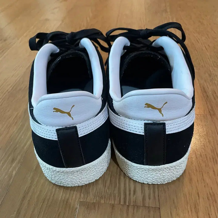 [BUNJANG] Puma Club Suede Black Sneakers 275 / 퓨마 클럽 스웨이드 블랙 스니커즈 275