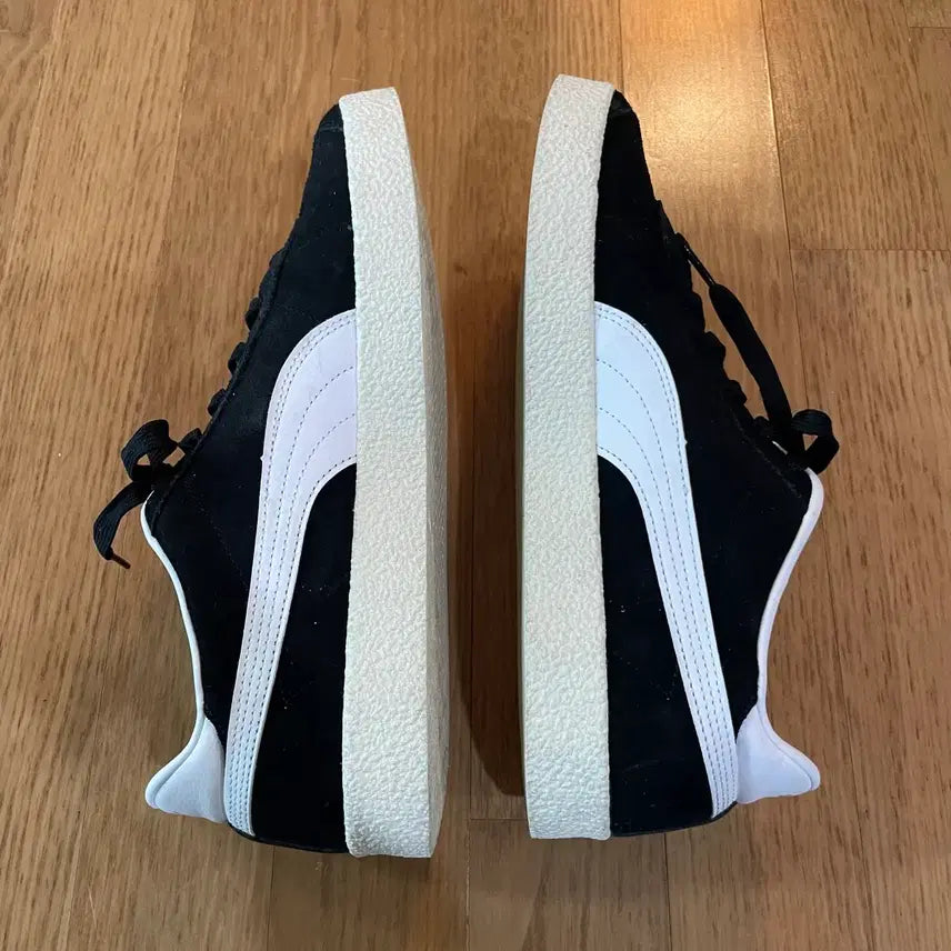 [BUNJANG] Puma Club Suede Black Sneakers 275 / 퓨마 클럽 스웨이드 블랙 스니커즈 275
