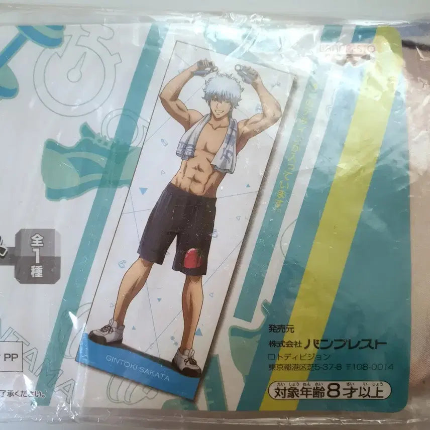 [BUNJANG] Gintama Sakata Gintoki Big Cross Fabric Poster / 은혼 이치방쿠지 근육 트레이닝은 적당히 사카타 긴토키 빅 크로스