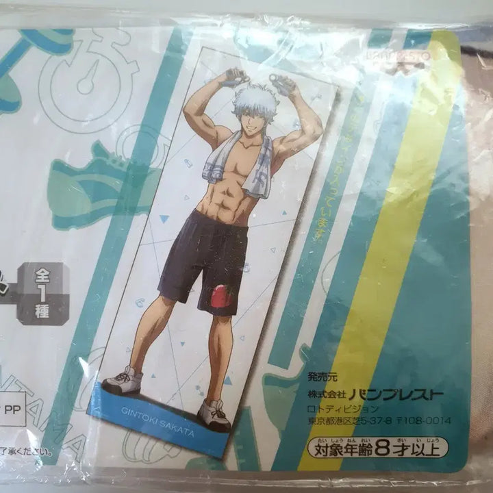 [BUNJANG] Gintama Sakata Gintoki Big Cross Fabric Poster / 은혼 이치방쿠지 근육 트레이닝은 적당히 사카타 긴토키 빅 크로스