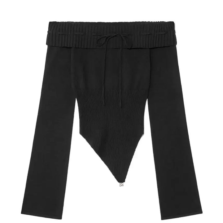 [SOLD OUT] 글로니 베라 스윙 롱슬리브 오프숄더 니트