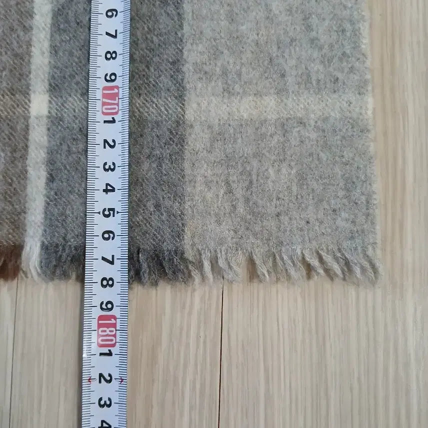 [BUNJANG] Majestro Check Pattern Cashmere Wool Blend Scarf / 마제스트로 체크 패턴 케시미어 울 혼방 머플러/숄