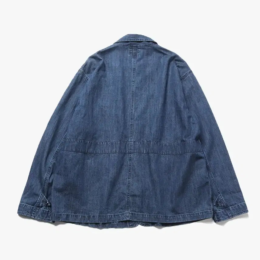 [BUNJANG] Hinson 25SS Paint Denim Coverall Jacket / 힌슨 25SS 페인트 데님 커버올자켓