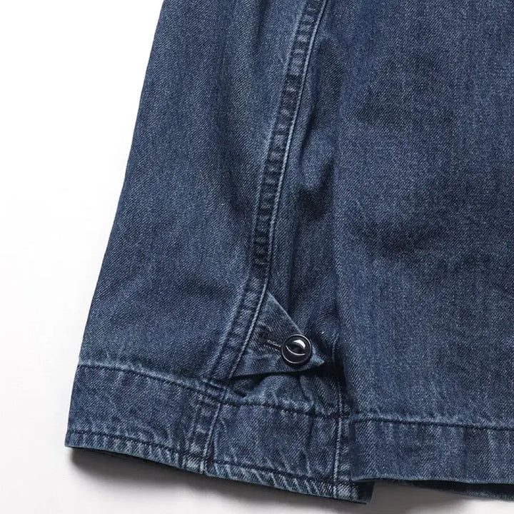 [BUNJANG] Hinson 25SS Paint Denim Coverall Jacket / 힌슨 25SS 페인트 데님 커버올자켓