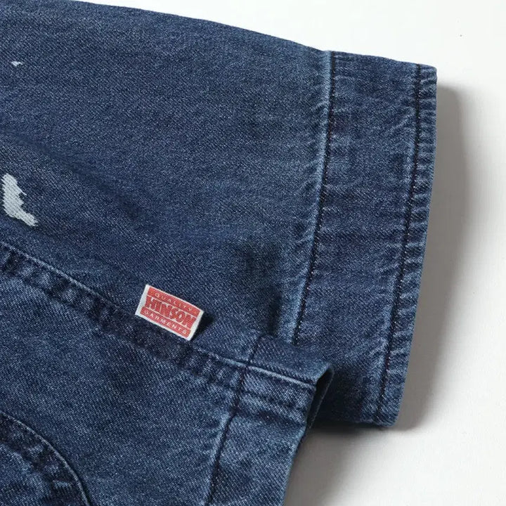 [BUNJANG] Hinson 25SS Paint Denim Coverall Jacket / 힌슨 25SS 페인트 데님 커버올자켓