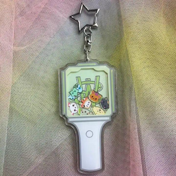 [BUNJANG] NCT WISH Acrylic Shaker Keyring / 엔시티위시 응원봉 아크릴 쉐이커 키링