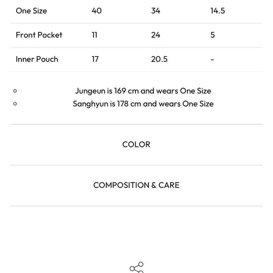 [BUNJANG] OYK Black Backpack / Oyk 백팩 블랙