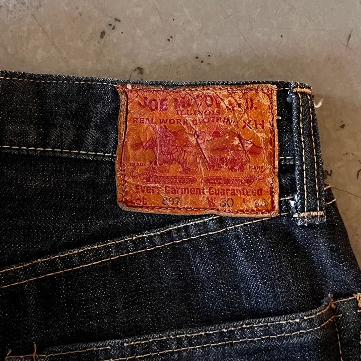 [BUNJANG] Real McCoy Joe McCoy Black Denim Pants 807 / 리얼맥코이 조맥코이 블랙 데님 팬츠 807