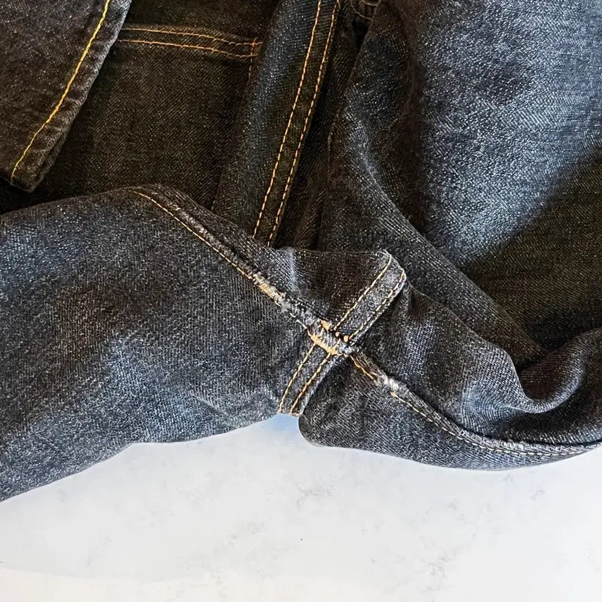 [BUNJANG] Real McCoy Joe McCoy Black Denim Pants 807 / 리얼맥코이 조맥코이 블랙 데님 팬츠 807