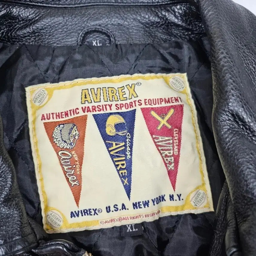 [BUNJANG] Avirex USA Leather Jacket / 아비렉스USA가죽자켓