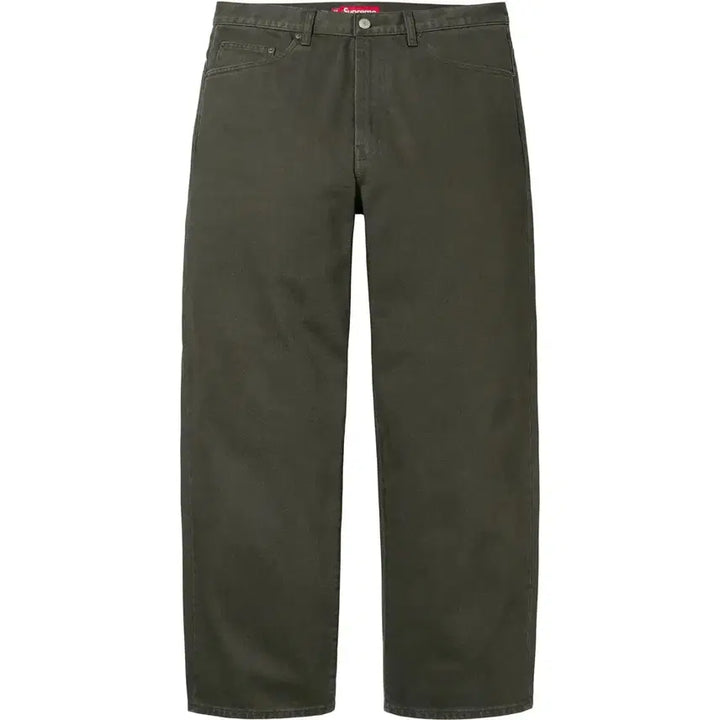 [BUNJANG] Supreme Baggy Jeans Olive - 24FW / [34] 슈프림 배기 진 올리브 - 24FW