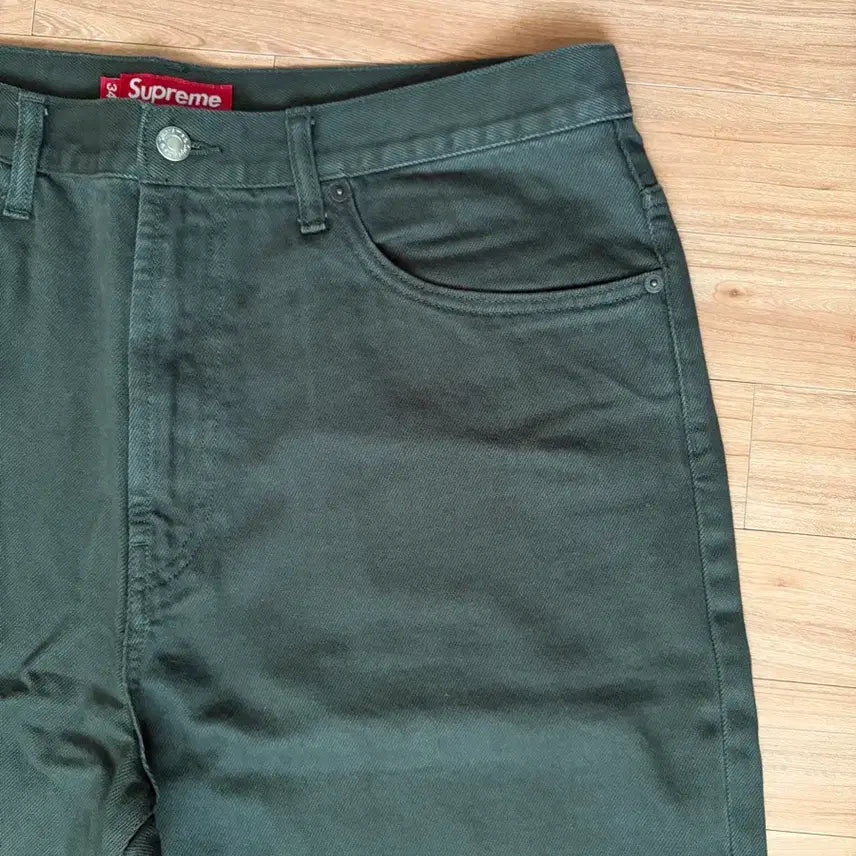 [BUNJANG] Supreme Baggy Jeans Olive - 24FW / [34] 슈프림 배기 진 올리브 - 24FW