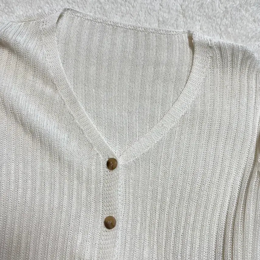 [BUNJANG] CreamCheeseMarket Back Goddess Knit Cardigan / 크림치즈마켓 뒤태여신 니트 가디건 뒷리본