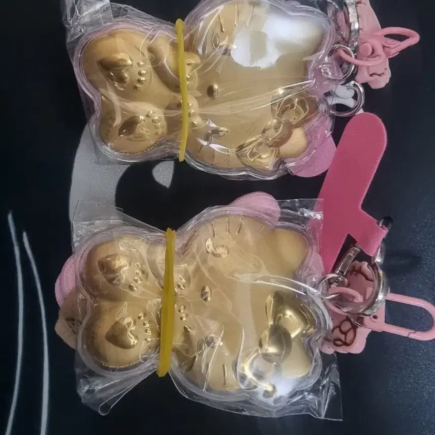 [BUNJANG] Kitty Gold Keyring / 키티 금 키링 팝니다!