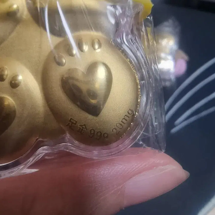 [BUNJANG] Kitty Gold Keyring / 키티 금 키링 팝니다!