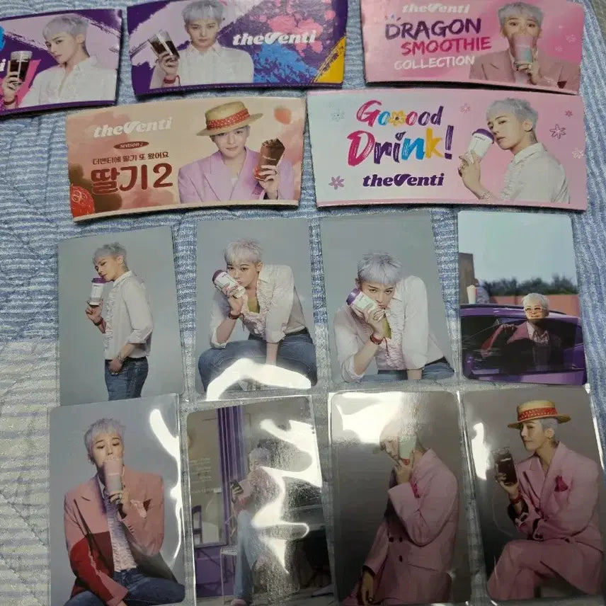 [BUNJANG] The Venti Photocard and Cup Holder Bundle Set / 더벤티 the venti 포토카드.컵홀더 일괄(포카 풀셋)
