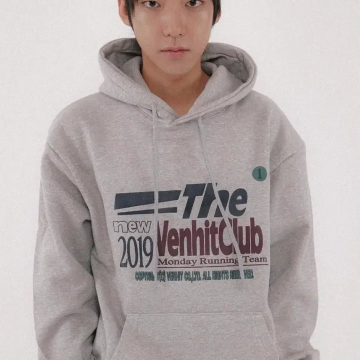 [BUNJANG] Benhit Gray Hoodie / 벤힛 후드티 그레이