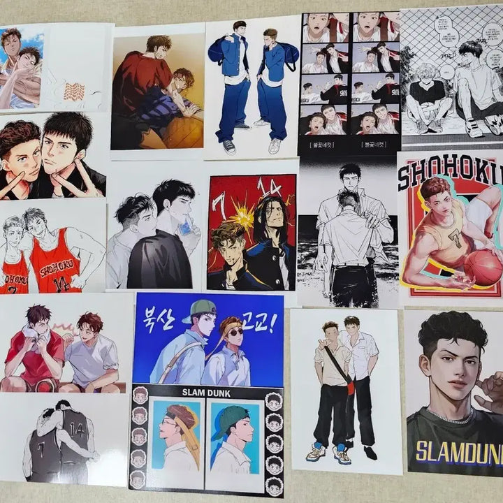 [BUNJANG] Slam Dunk Taesup-Daeman Ryomitsu Song Tae-seob Jeong Dae-man Postcard Goods / 슬램덩크 태섭대만 료미츠 송태섭 정대만 엽서 굿즈
